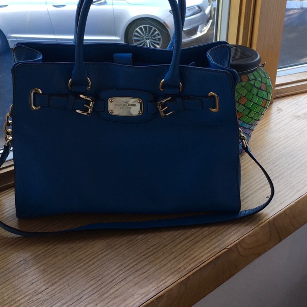 Michael Kors blue bag